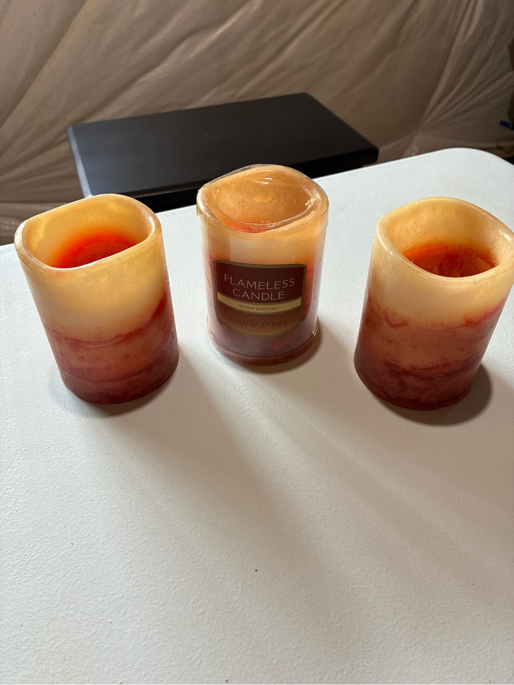 Flameless Scented Candle Set of 3 - Picture 8 of 9